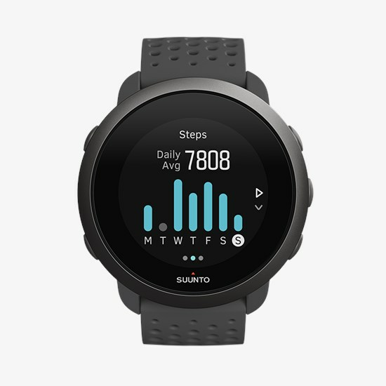 Suunto 3 Slate Grey Smartwatch Fitness Armband Tracker Sportuhr Schrittzähler