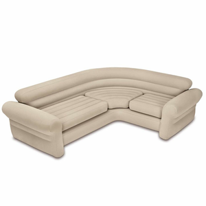Canapé gonflable Intex de catégorie B, canapé d'angle, divan, canapé pneumatique, canapé-lit avec fonction couchage, Bei488