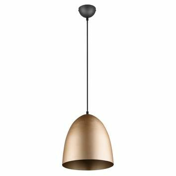 Suspension Reality Leuchten Tilda, lampe suspendue à une ampoule en laiton ø 25643 (produit de seconde main)