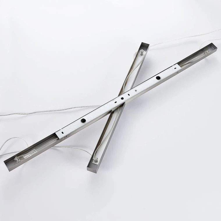 Suspension textile Lindby Hermina, lampe de salon, suspension, plafonnier 114