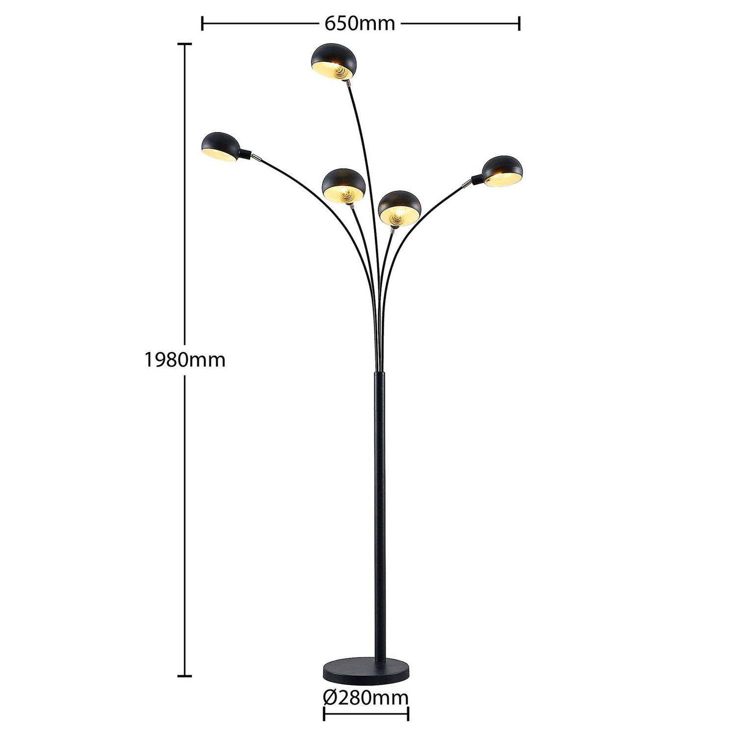 B-Ware Lindby Jewa Stehleuchte Standleuchte Leseleuchte Leuchte Lampe Leselampe Led64