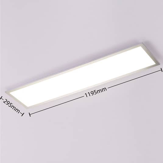 Arcchio Lysander LED-Panel Deckenlampe Hängeleuchte Lampe CCT 119 cm 36W silber