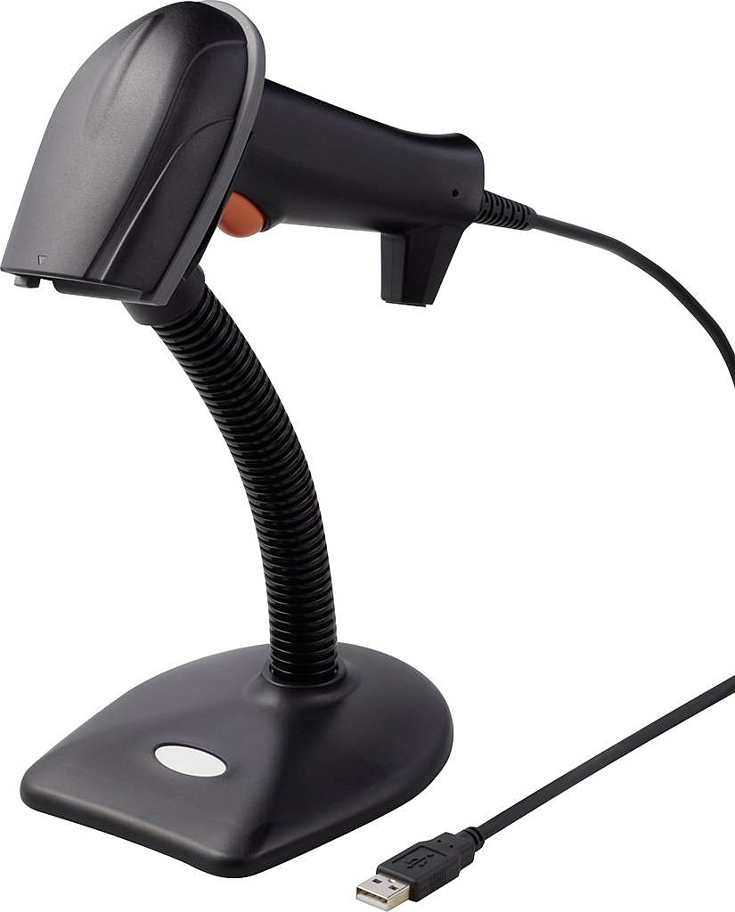 Renkforce 2 D Barcode Scanner Kabelgebunden 1 D, 2 D Laser Schwarz Hand Scanner Usb B-Ware - 4053199545766