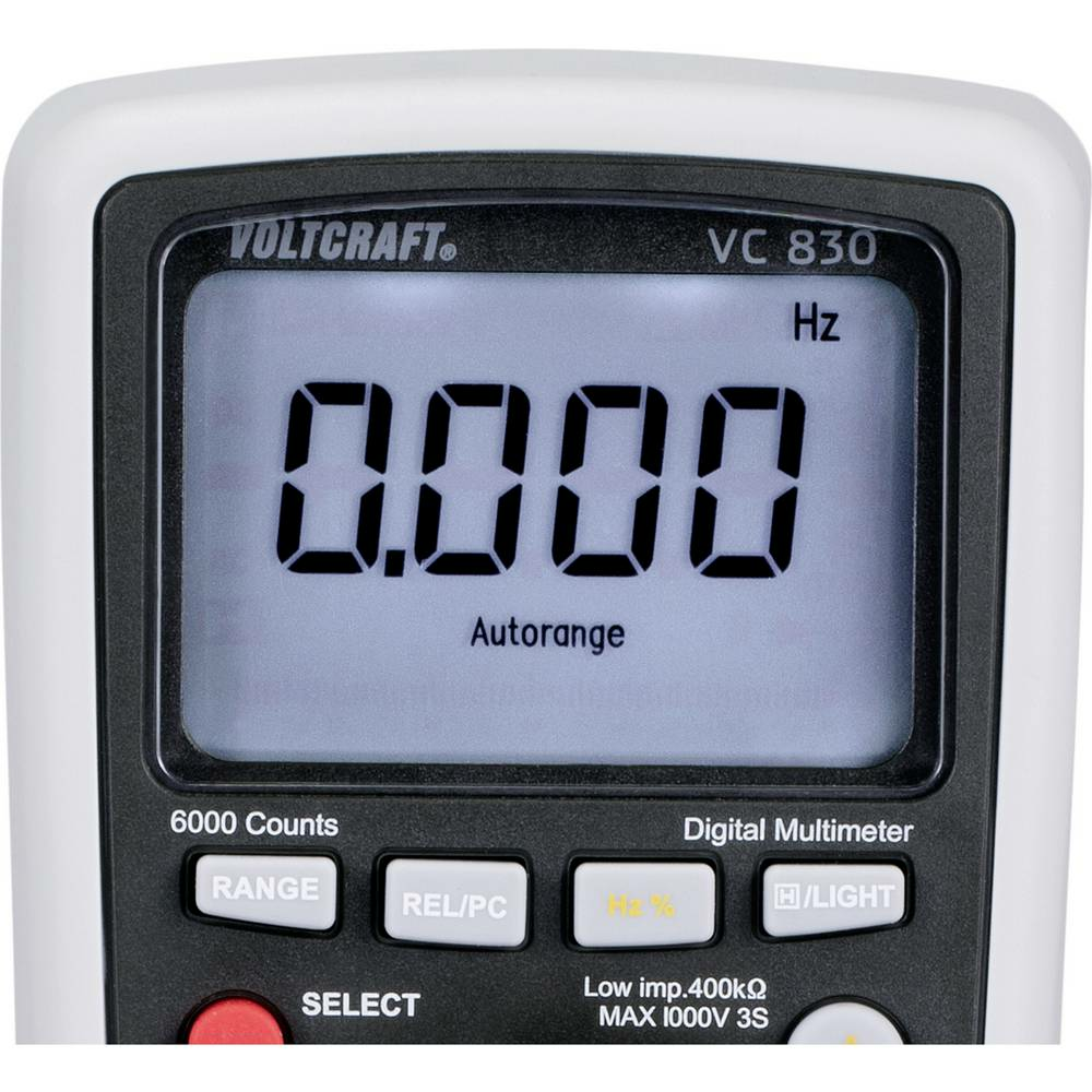 Voltcraft VC830 Hand Multimeter digital CAT III 1000V CAT IV 600V Counts 6000