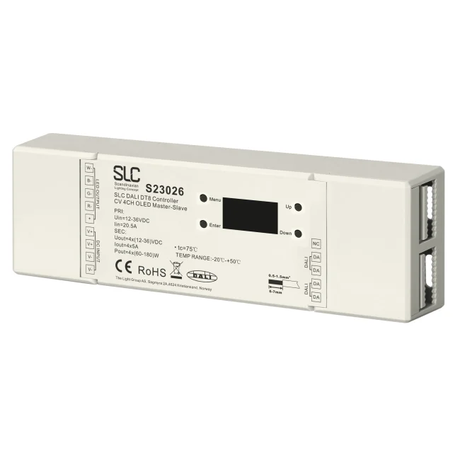 Slc Dali Dt8 Controller 12 36 V Cv 4x5 A Oled Dimmer Lampendimmer B-Ware