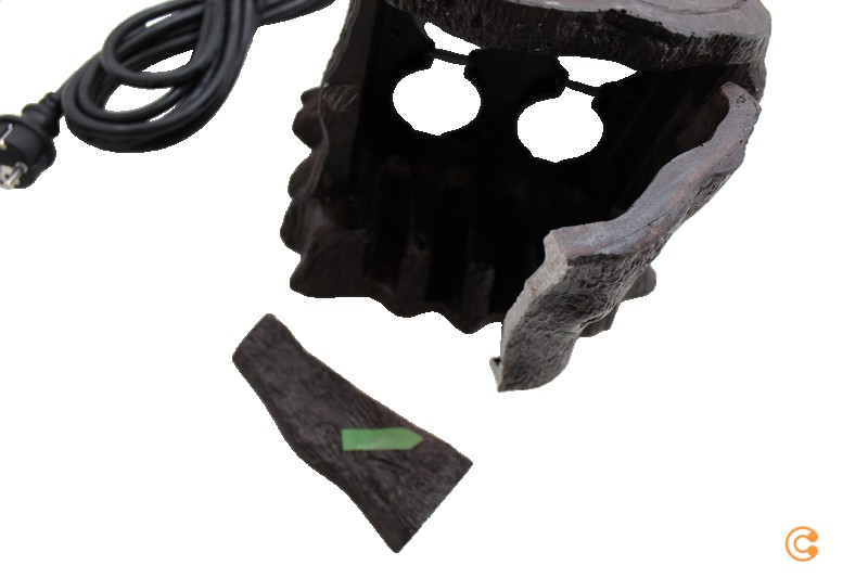 Heitronic 37500 Gartensteckdose 4fach Ip44 Polyresin Steckdose Siehe Text/Foto B-Ware - 4002940375008