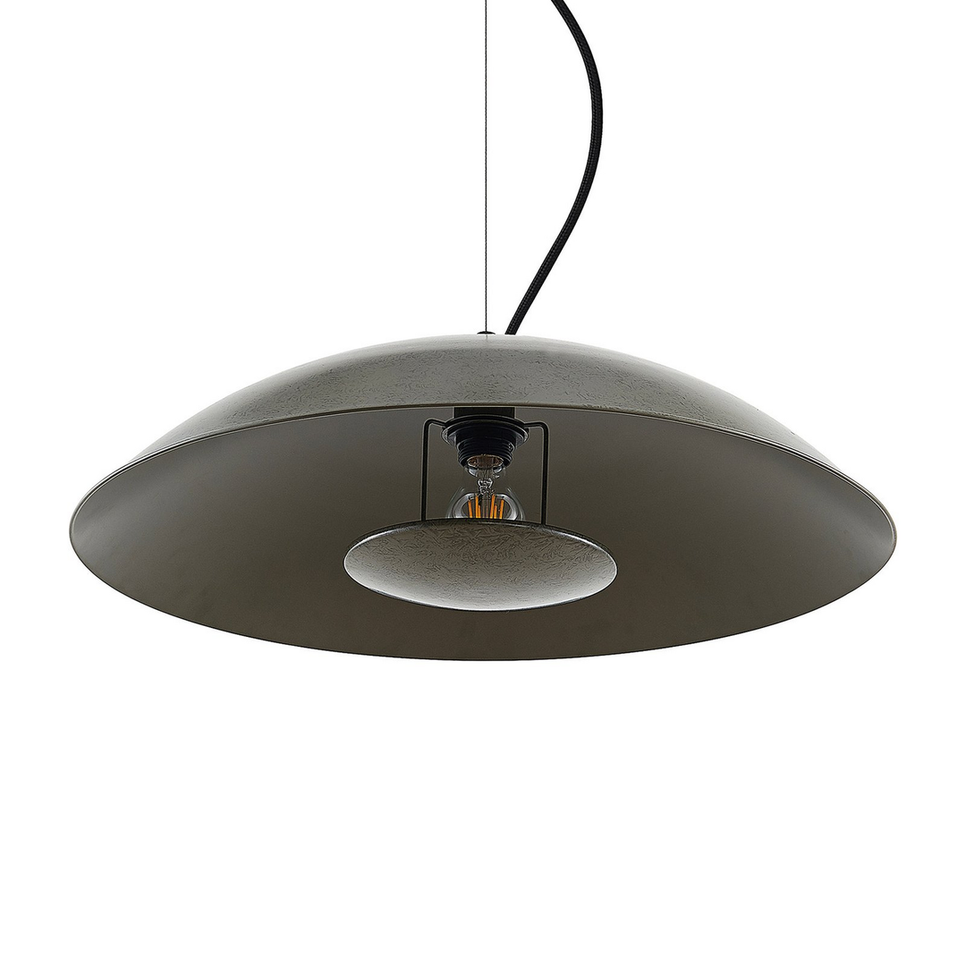 Lindby Emilienne Pendelleuchte Deckenlampe Hängeleuchte E27 Stahl Dunkelgrau100 B-Ware - 4251911749823