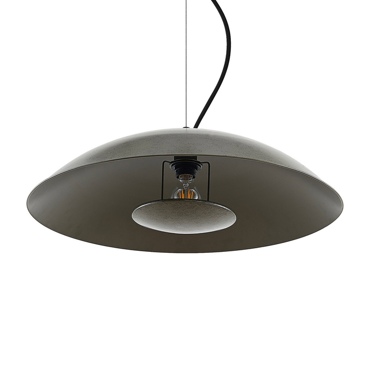 Lindby Emilienne Pendelleuchte Deckenlampe Hängeleuchte E27 Stahl Dunkelgrau100 B-Ware - 4251911749823