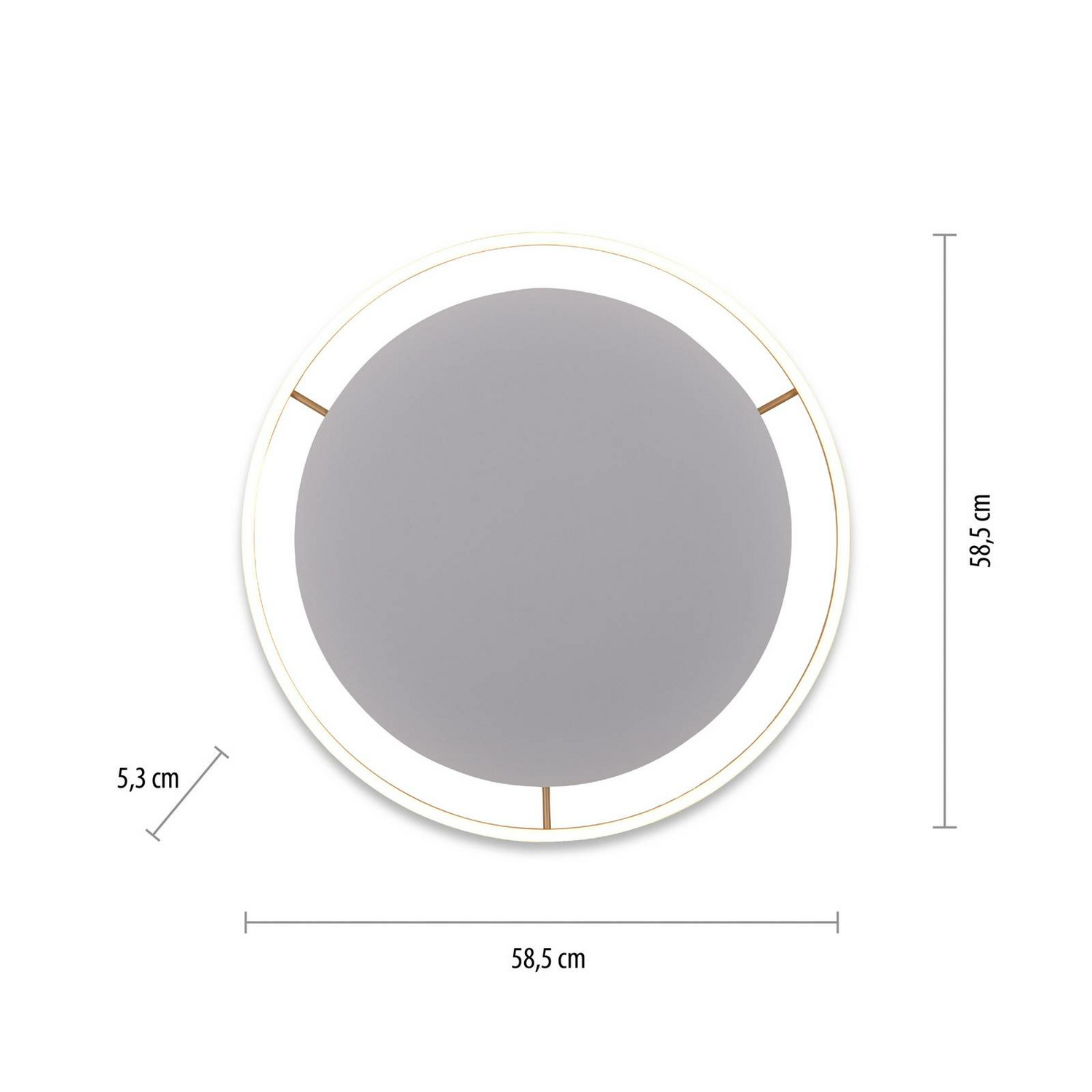 Plafonnier LED Leuchten Direkt Ritus (produit d'occasion), lampe de salon ø 58,5 cm 