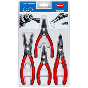 B-Ware Knipex Sicherungszangenset Werkzeug 4 Tlg Sicherungsringzangen Set 00 20 03
