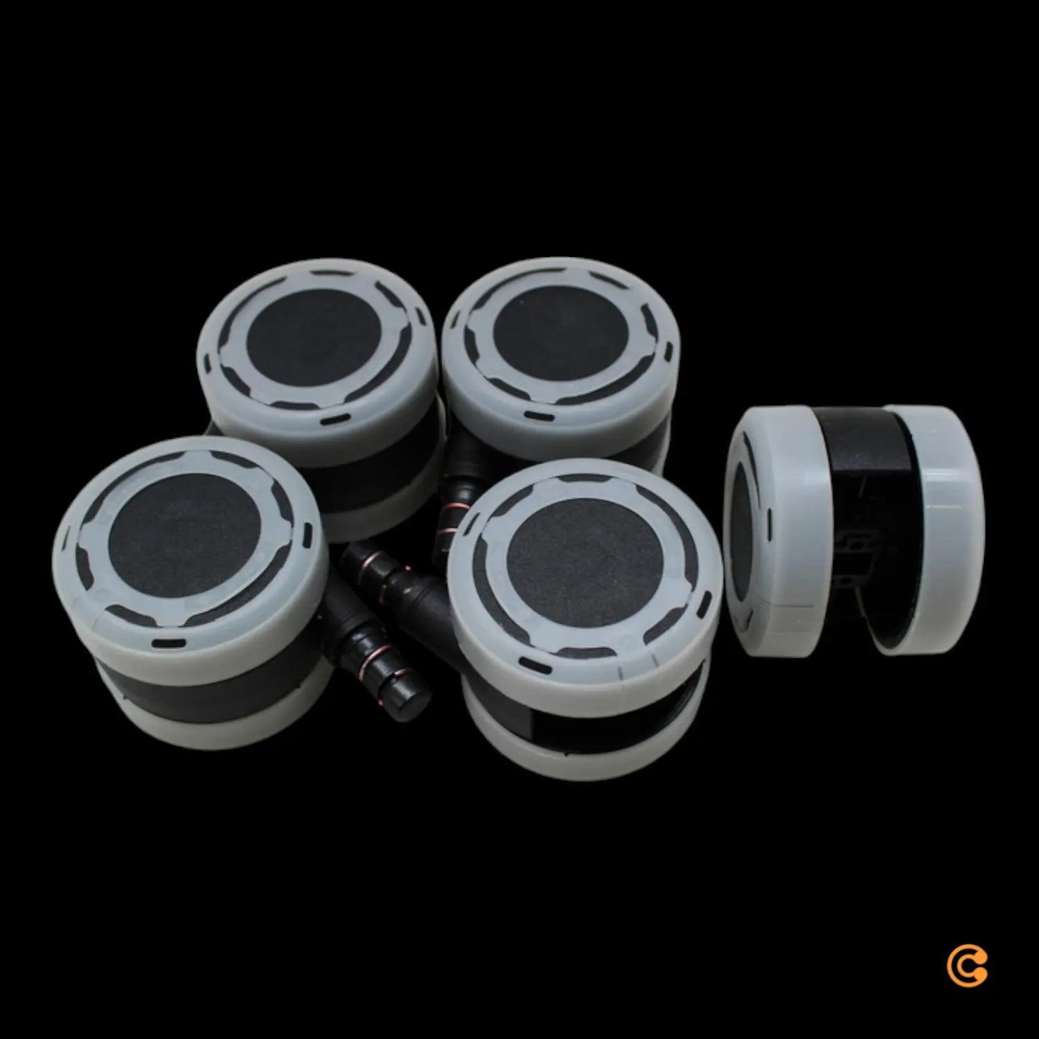 B-Ware Wagner D1 Office Weichbodenrollen Bürostuhlrollen Rollen 5 Stück Schwarz 3 Sets - 4014296782195