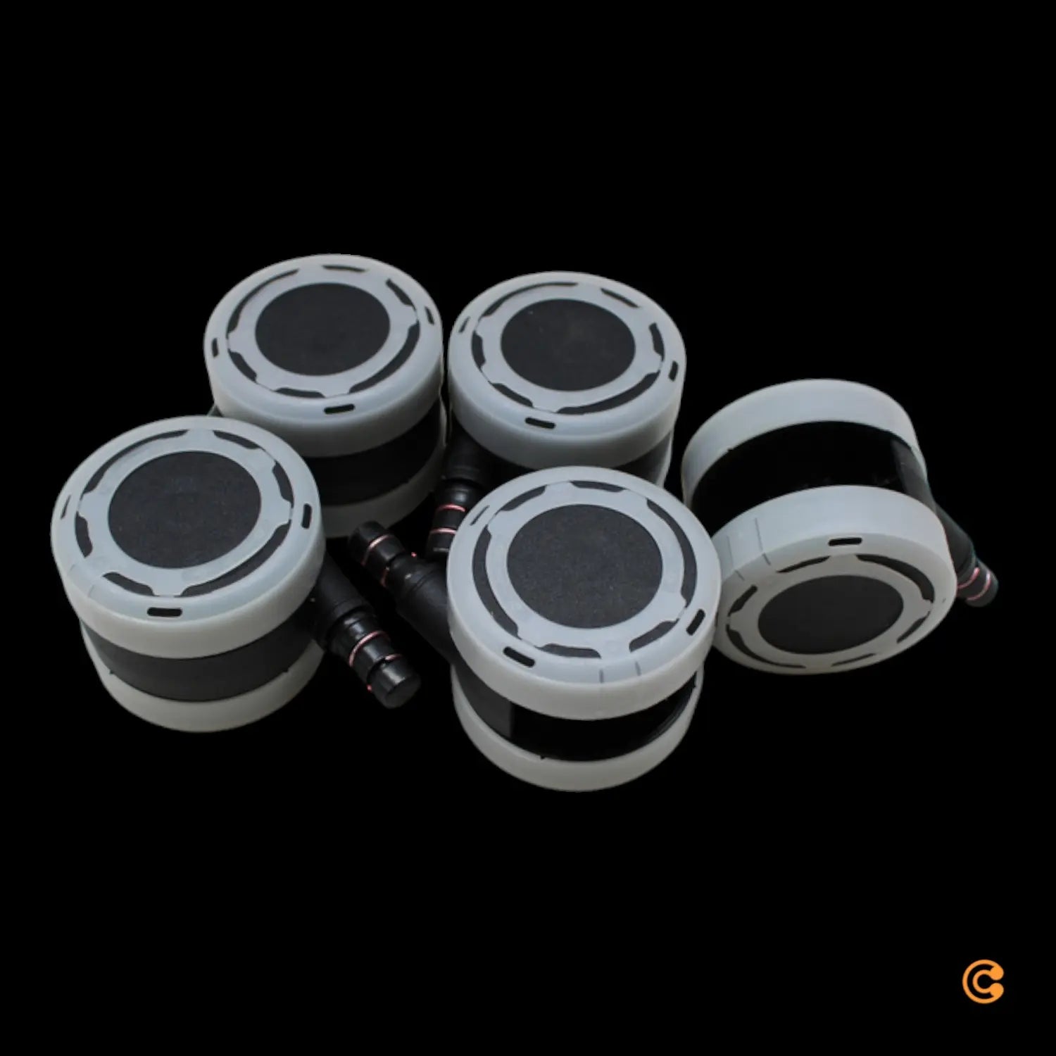 B-Ware Wagner D1 Office Weichbodenrollen Bürostuhlrollen Rollen 5 Stück Schwarz 3 Sets - 4014296782195