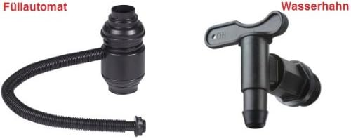 B-Ware Kreher Regensammler Wassertonne Regentonne 100 Liter Mit Standfuß Füllautomat