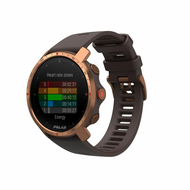 Polar Grit X Pro Multisportuhr Fitnesstracker Smartwatch Größe M/L Braun170