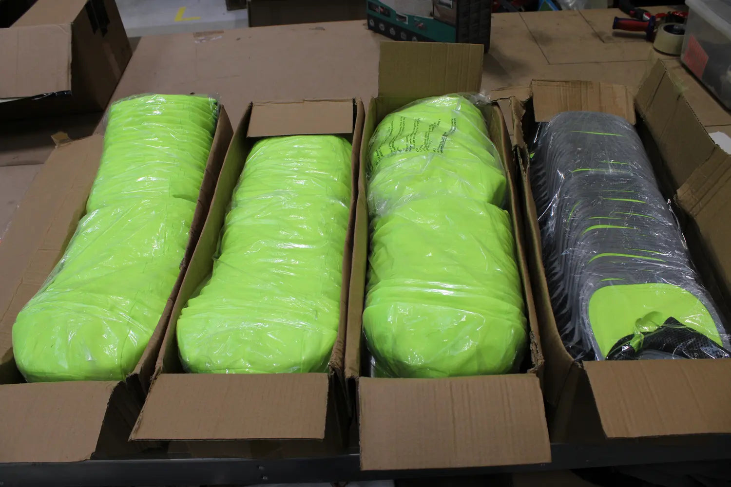 B-Ware Portwest Hi Vis Anstoßkappe Schutzkappe Helm Schirm Pw79 Sonderposten 200 Stück - 5036108171910