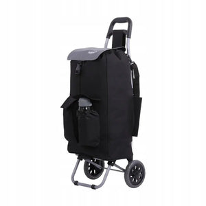 B-Ware Einkaufstasche Trolley Hoppa Tasche Räder Isoliertasche Schwarz Polyester 42 L