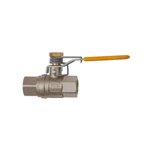 B-Ware Riegler Kugelhahn Absperrhahn Federrückstellung Messing Vernickelt Rp 3 8 Dn 10