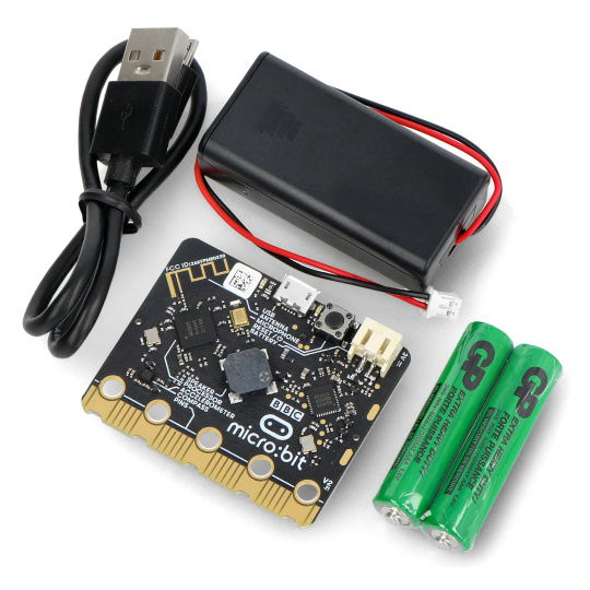 Bbc Micro Bit 2 Go Modul Mikrocontroller Cortex M4 Bluetooth Led Zubehör Set B-Ware - 5051259252592