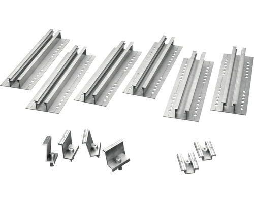 Wandbefestigung 2-er Set für Solarmodule Photovoltaikanlagen PV-Anlagen-Zubehör