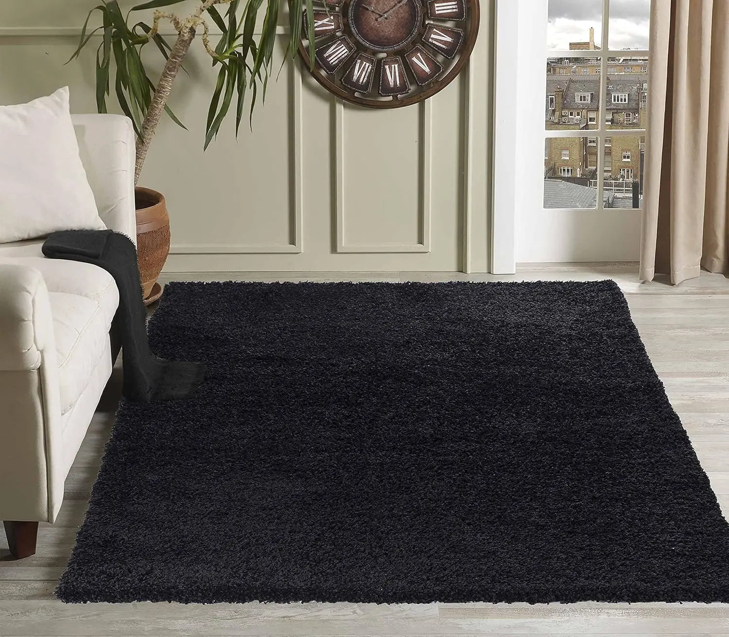 B-Ware Desire Rugs Teppich Teppichboden Shaggy Schwarz 120 X 170 Cm Polypropylen - 5056095200721