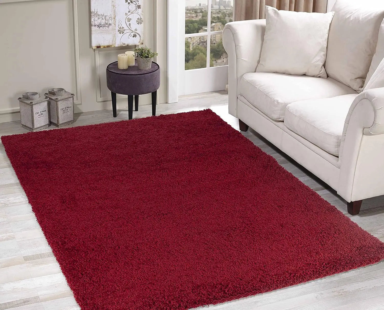 B-Ware Serdim Rugs Teppich Shaggy Teppichboden Rot Polypropylen Rechteckig 120x170 Cm - 5056095200820