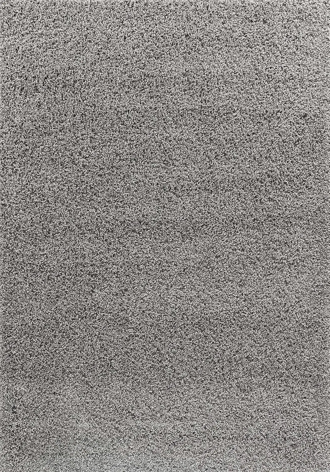 B-Ware Desire Rugs Teppich Wohnzimmer Vorleger Shaggy Grau Polypropylen 80 X 150 Cm - 5056095200936