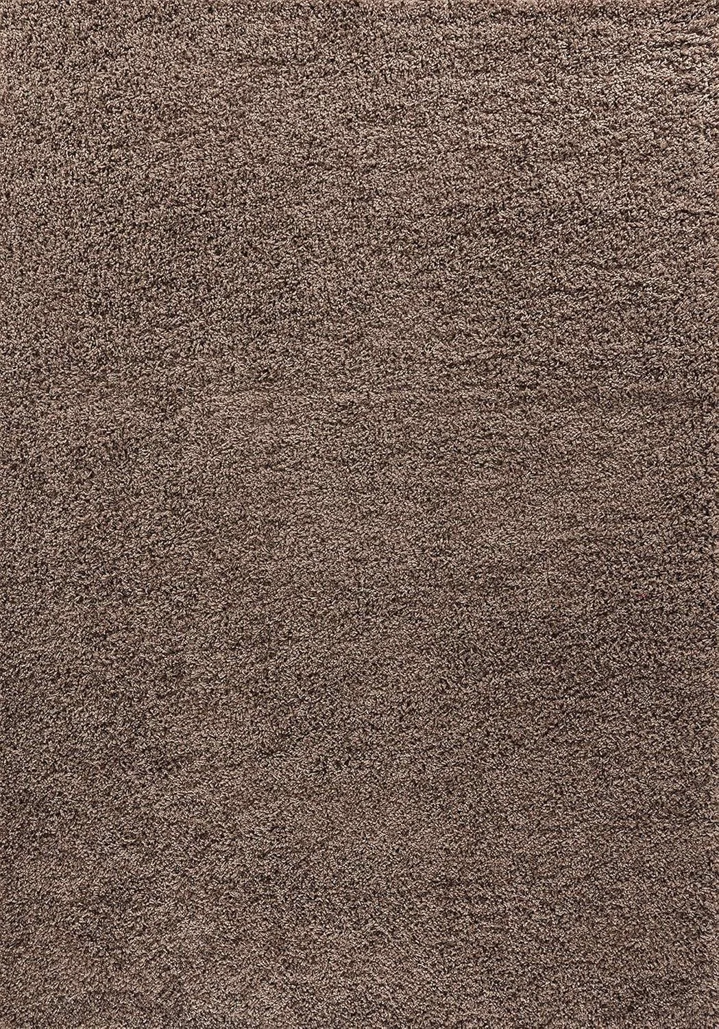 B-Ware Desire Rugs Teppich Bodenmatte Wohnzimmer Teppich Dunkelbeige Rund 120 X 120 Cm