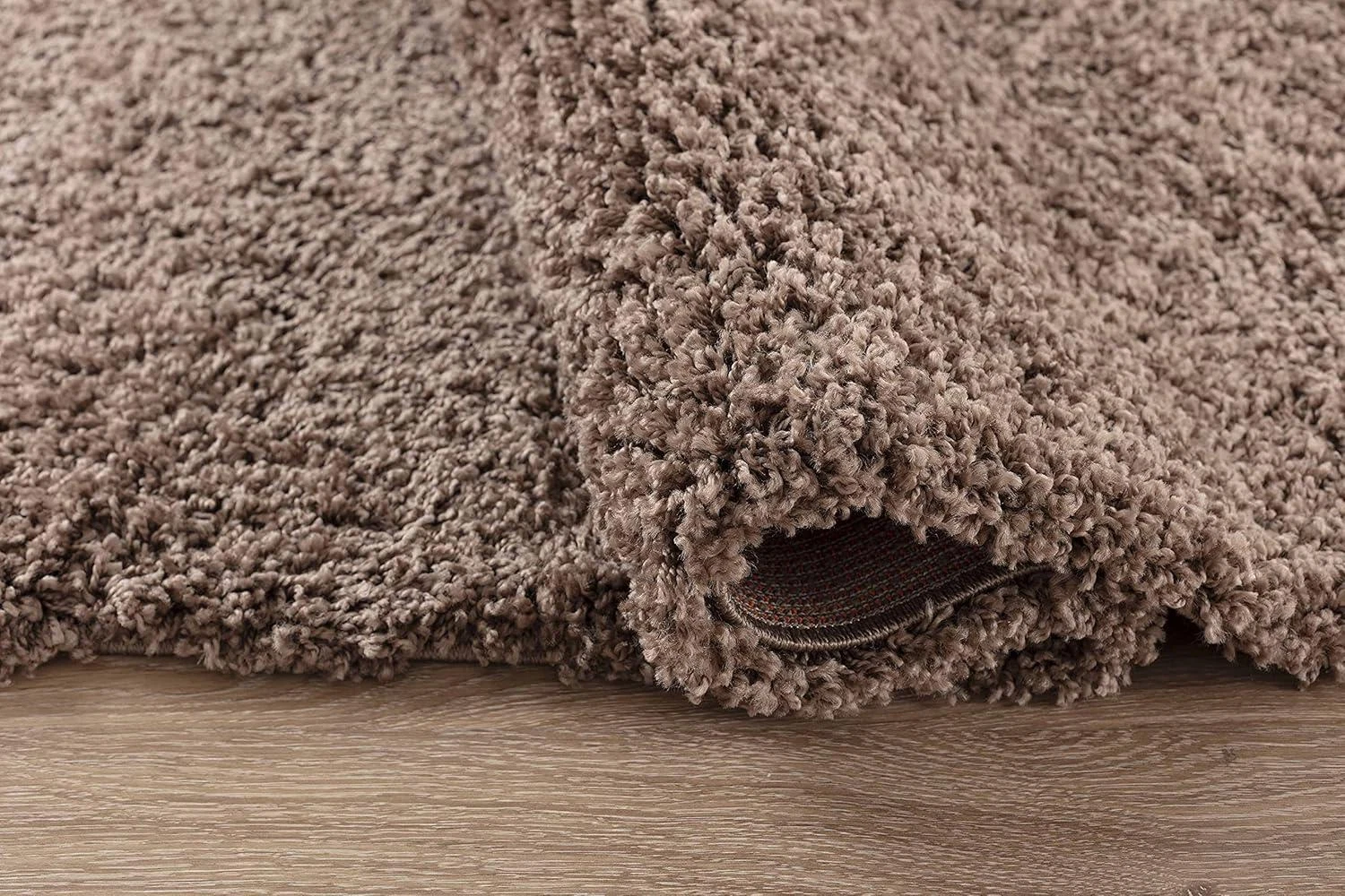 B-Ware Desire Rugs Teppich Bodenmatte Wohnzimmer Teppich Dunkelbeige Rund 120 X 120 Cm