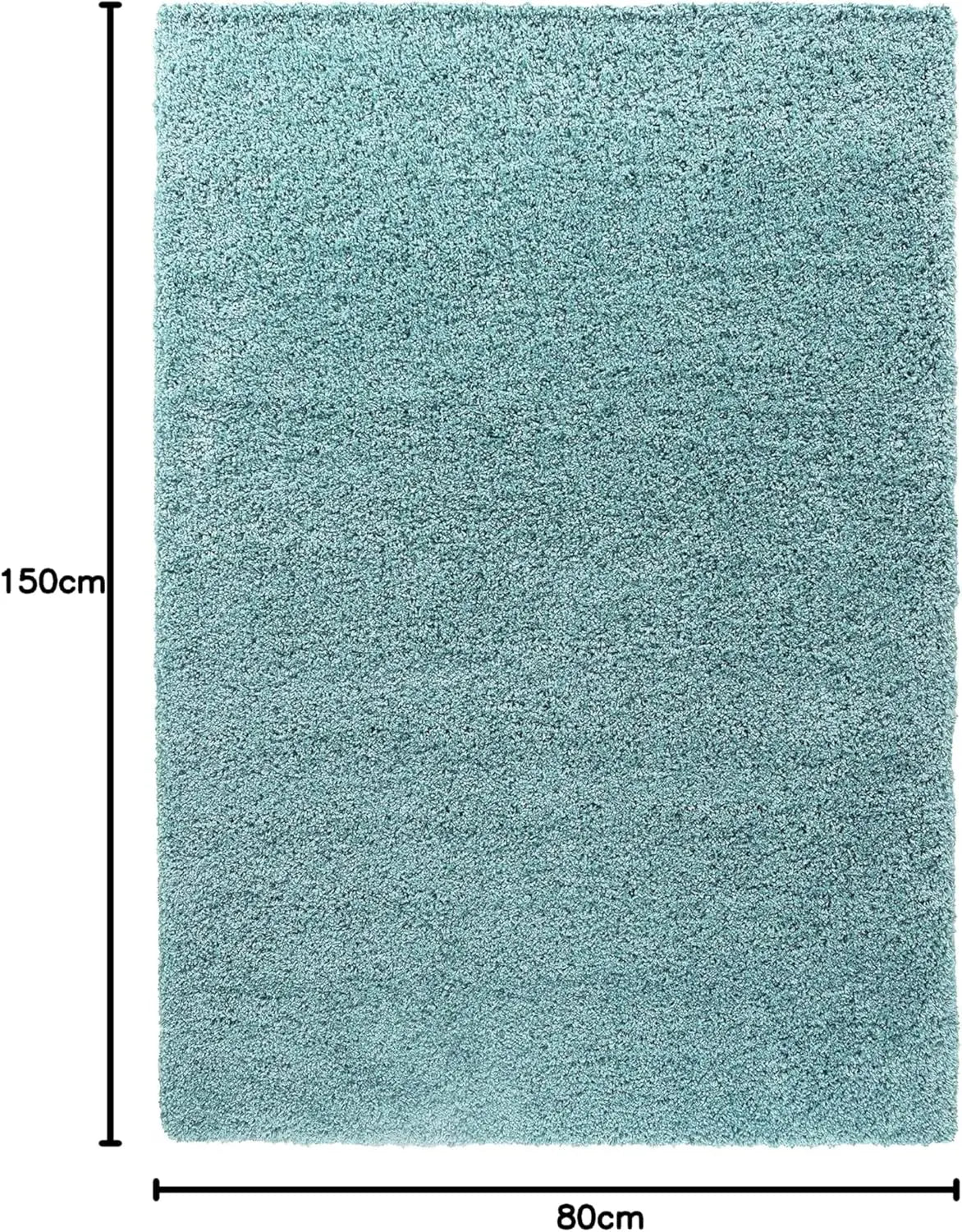 B-Ware Serdim Rugs Teppich Teppichboden Shaggy Rechteckig Entenei Blau 80 X 150 Cm - 5056095210478