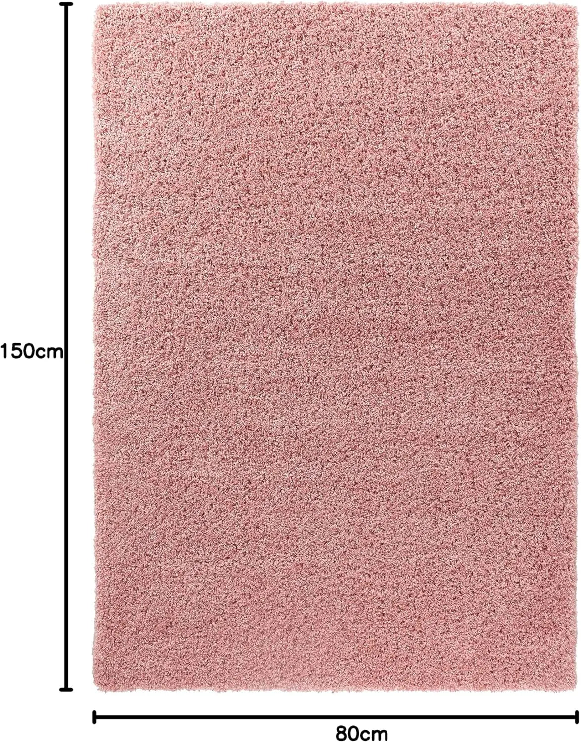 B-Ware Desire Rugs Teppich Teppich Shaggy Wohnzimmer Teppich Babyrosa 80 X 150 Cm - 5056095212212