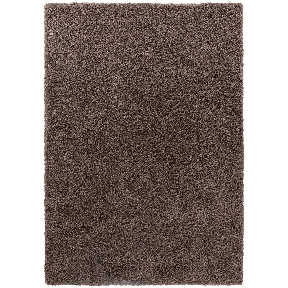 B-Ware Serdim Rugs Teppich Teppiche Wohnzimmer Shaggy Taupe Braun 60 X 110 Cm - 5056095216180