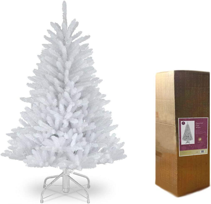 Shatchi Weihnachtsbaum Tannenbaum Künstlich Baum Schnee Weiß 150 Cm Tanne Weiß B-Ware - 5056141019864