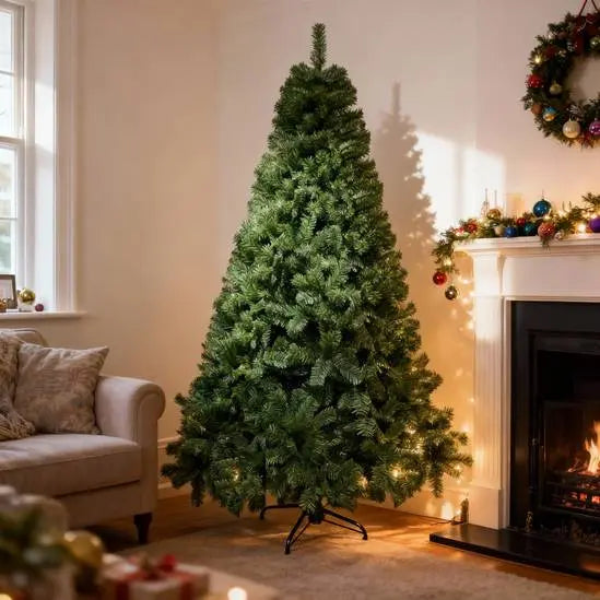 B-Ware Shatchi Weihnachtsbaum Christbaum Alaskan Pine Grün Metallständer 360 Cm Baum - 5056141023915