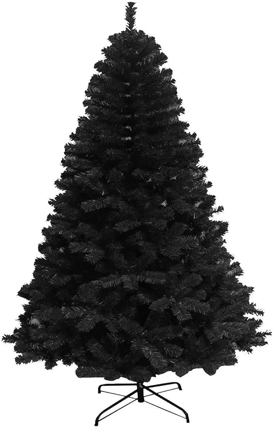 B-Ware Shatchi Weihnachtsbaum Kunstbaum Tannenbaum Schwarz Baum Metall Ständer 1,5 M - 5056141023922