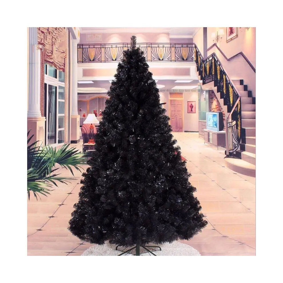 B-Ware Shatchi Weihnachtsbaum Tannenbaum Künstlich Alaskan Pine Schwarz 3,6 M Ständer - 5056141023939