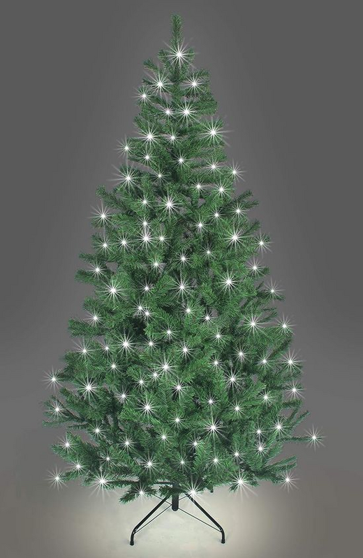 Shatchi 5 Ft Weihnachtsbaum Tanne Baum Christbaum Mit Led Beleuchtung 150cm B-Ware - 5056141027982