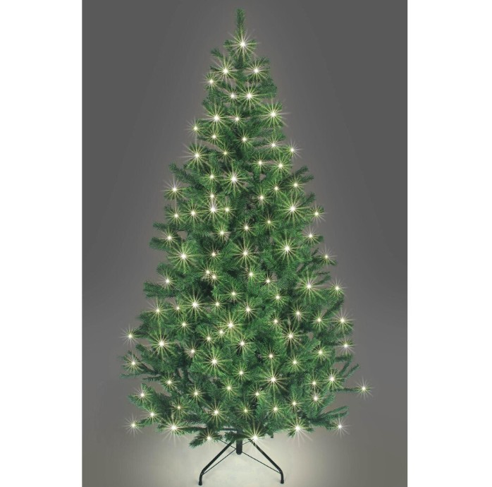 Shatchi Weihnachtsbaum Künstlicher Tannenbaum Christbaum 150cm 350 Tips 130 Le Ds B-Ware - 5056141028057