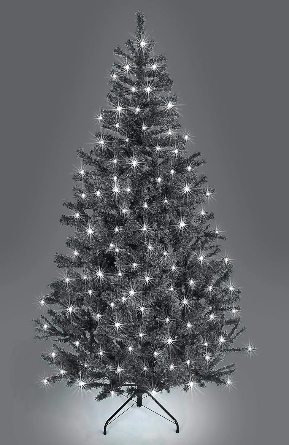 B-Ware Shatchi Weihnachtsbaum Christbaum Künstlich Alaska Kiefer Schwarz Ständer 120 Cm - 5056141028118