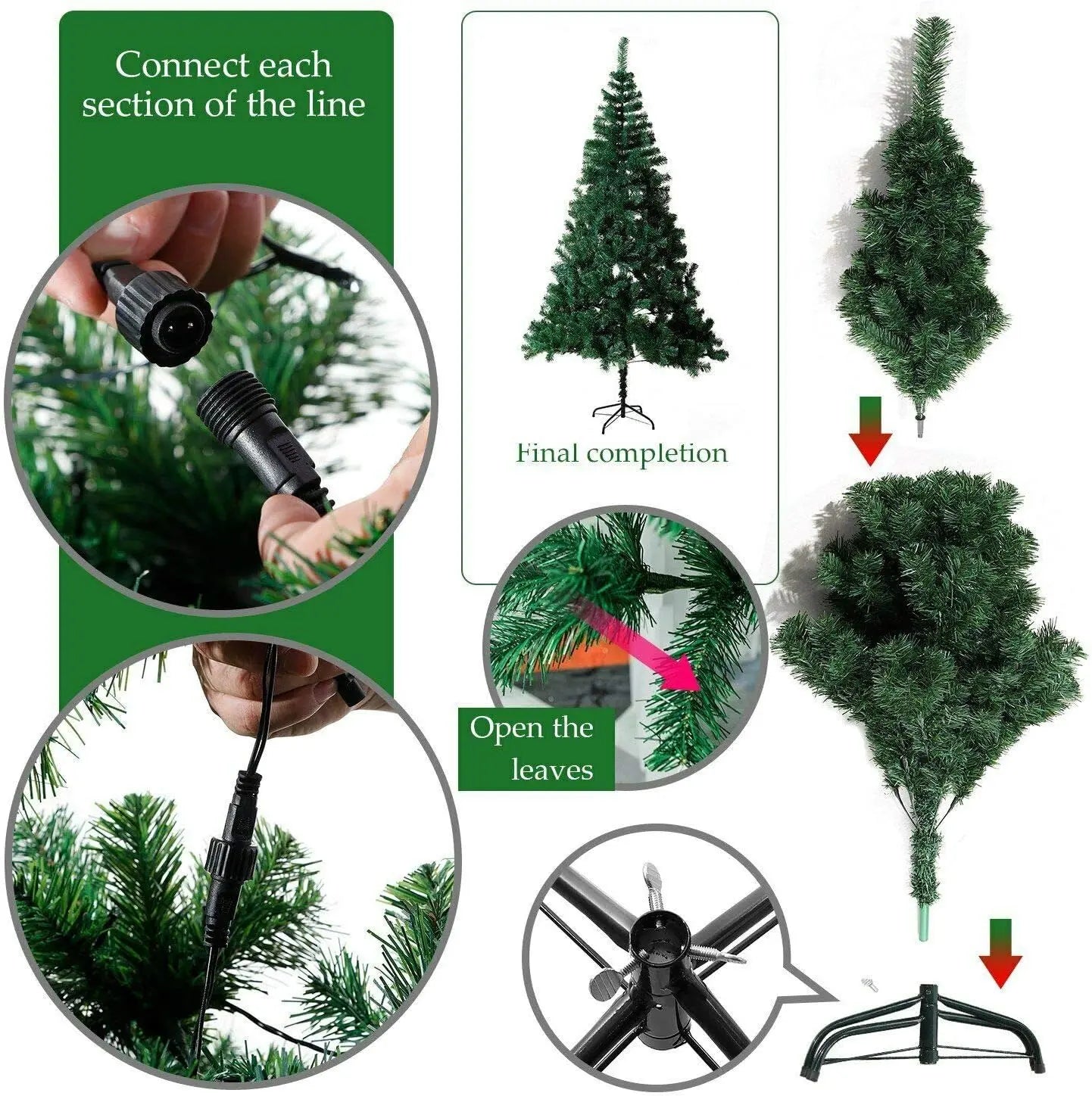B-Ware Shatchi Weihnachtsbaum Christbaum Künstlich Alaskan Pine 110 Le Ds Ständer 1,924 - 5056141028880