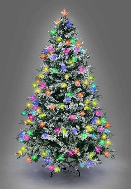 Shatchi 4 Ft Weihnachtsbaum Tannenbaum Christbaum Multicolour Le Ds Kunstbaum Led B-Ware - 5056141029771