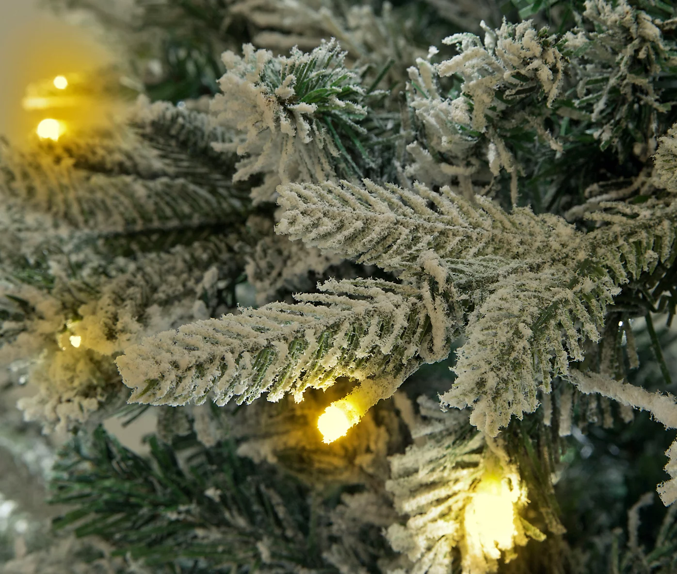 B-Ware Shatchi Künstlicher Weihnachtsbaum Tannenbaum Christbaum Schnee Weiß  320 Le Ds