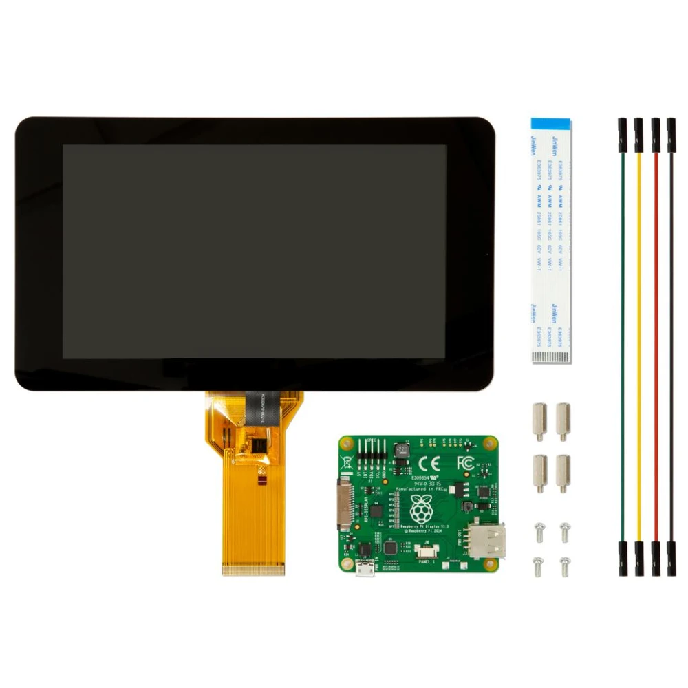 Raspberry Pi 7" Display Monitor Bildschirm Touchscreen 800 X 480 Zubehör  B-Ware - 5056561800073