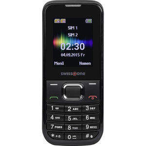 B-Ware Swisstone Handy Mobiltelefon Sc 230 Dual Sim Telefon Schwarz Led Bluetooth