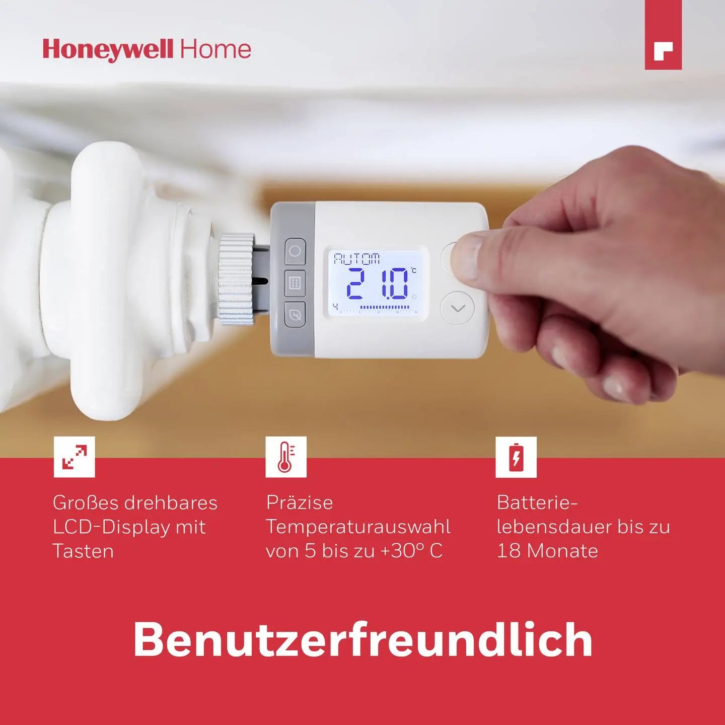 B-Ware Honeywell Home Hr35 R Elektr Heizk�Rperregler Thermostat Heizung Regelung