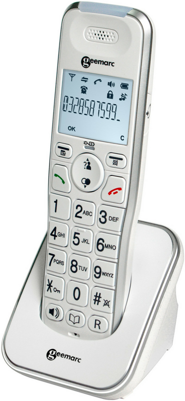 Téléphone sans fil Geemarc Amplidect 295 Ad pour seniors, écran rétroéclairé W510 (produit d'occasion).