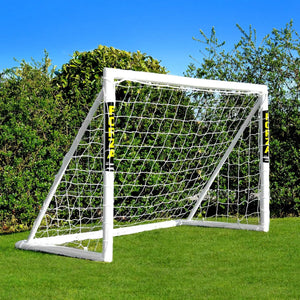 B-Ware Forza Fußballtor Tor Fußballnetz Garten Kinder Weiß Training 1,8 X 1,2 M U Pvc