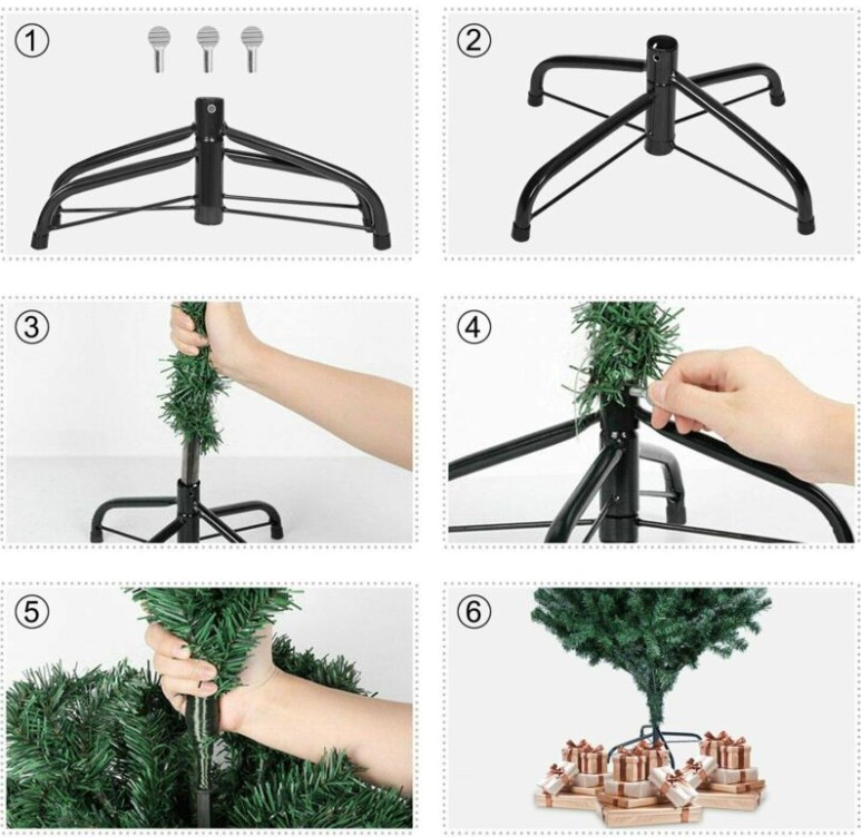 Shatchi Weihnachtsbaum Tannenbaum Christbaum 230 Zweige 120 Cm Künstlicher Baum  B-Ware - 5060419790898