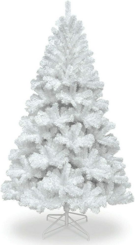 Shatchi Weihnachtsbaum Baum Tanne Alaskan Kiefer Schnee Weiß 2.1m Künstlich B-Ware