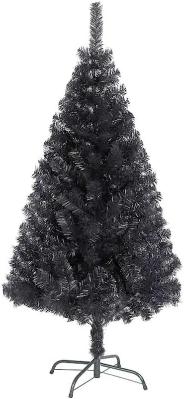 B-Ware Shatchi Weihnachtsbaum Kunstbaum Alaskan Pine Schwarz Buschig Mit Ständer 240cm