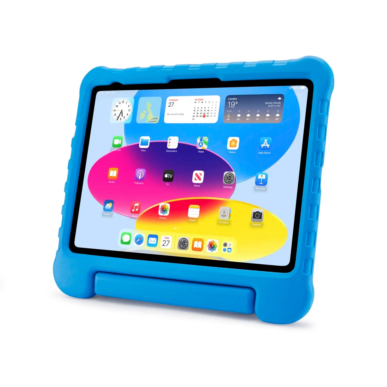 B-Ware Pipetto Hülle Case Schutzhülle Apple I Pad 10 11 Gen Blau Kindergriff Standfuß - 5060520954875